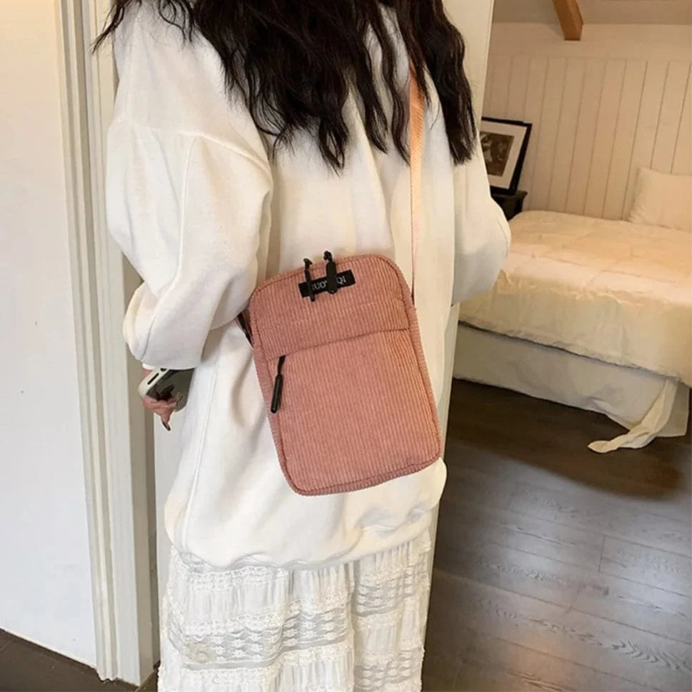 Bandoulière Téléphone en Velours