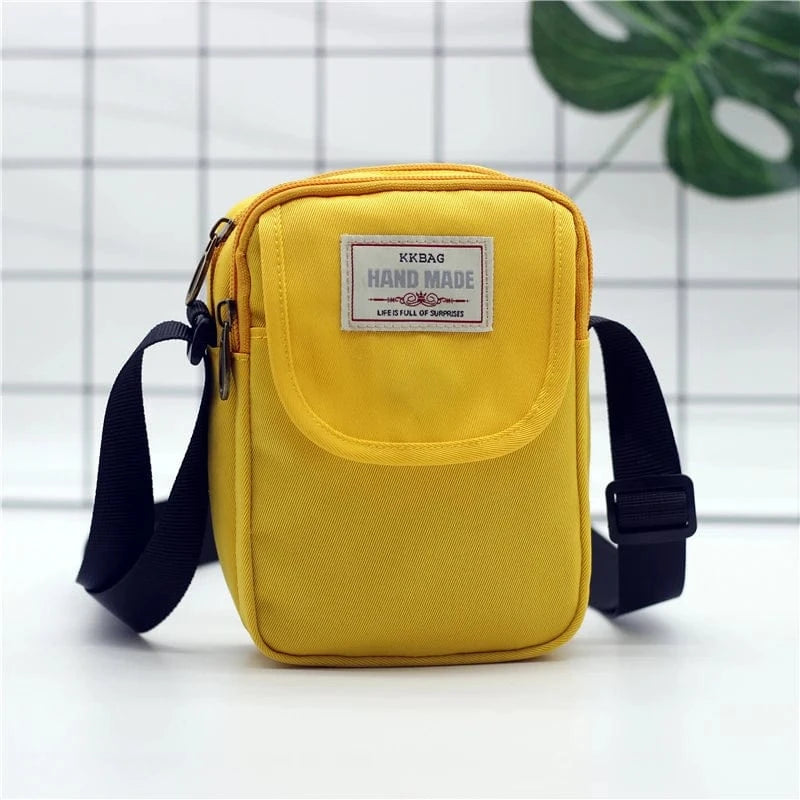 Pochette Double Téléphone Jaune